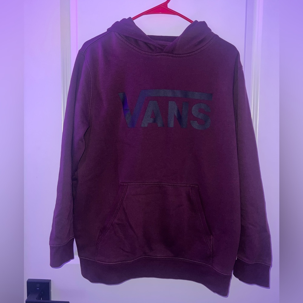 Vans Unisex Burgundy Hoodie